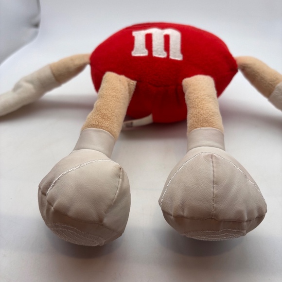 M&Ms Red Candy Character 9" Mascot Plush Stuffed Animal - Picture 12 of 16